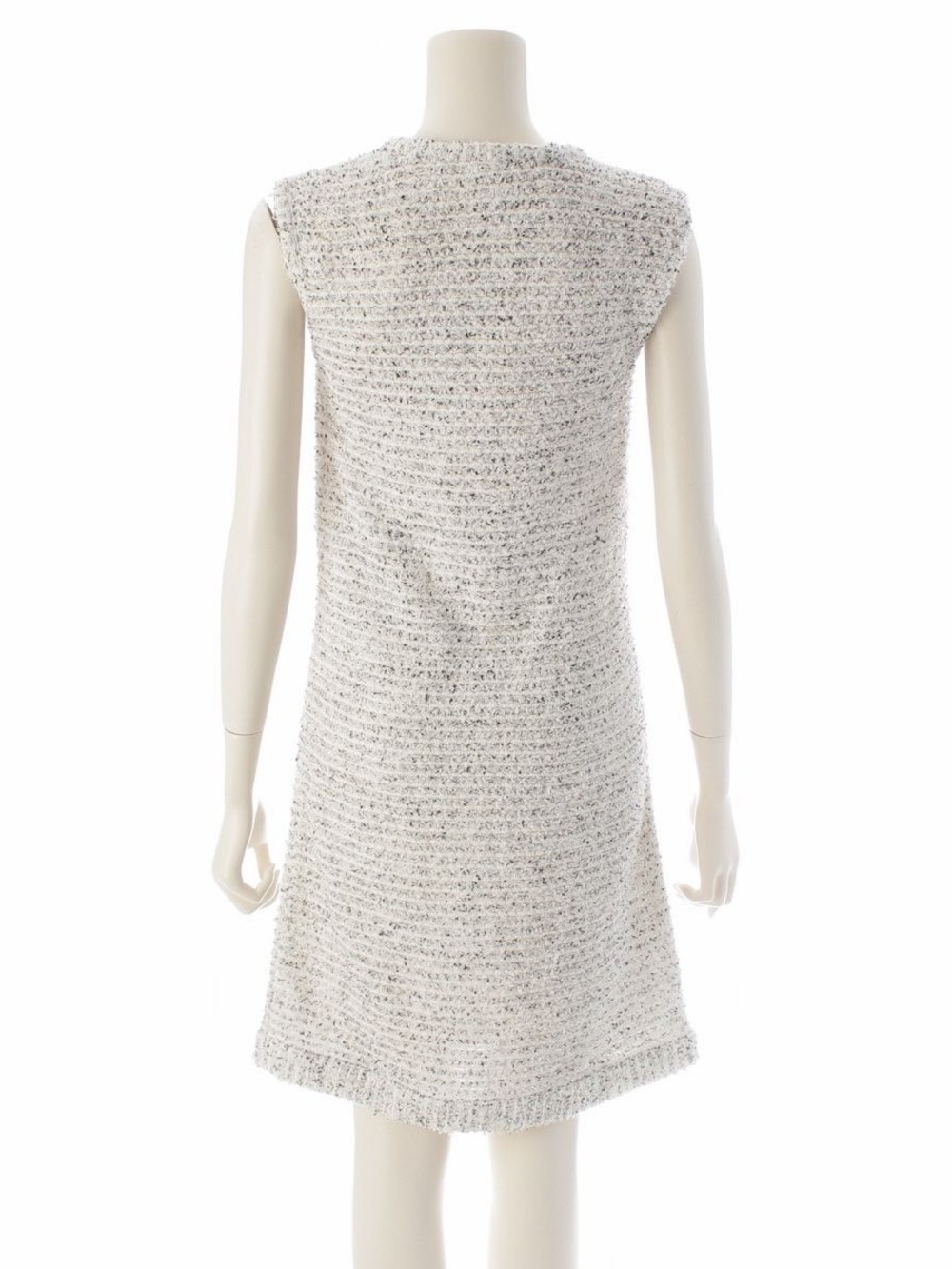 CHANEL Seoul CC Buttons Lesage Tweed Dress / Size EU36 - Picture 4 of 10